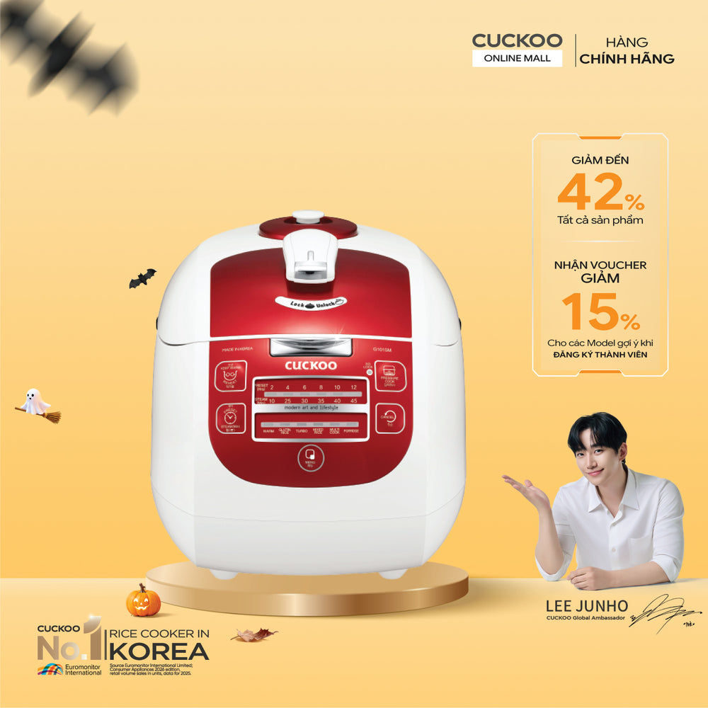 Nồi Cơm Điện Tử Áp Suất Cuckoo CRP-G1015M/MWREVNCV