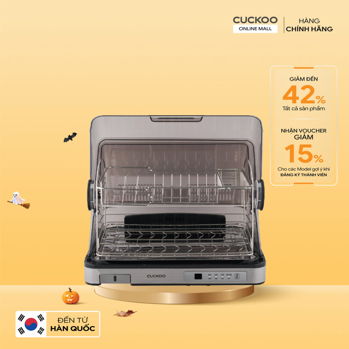 Máy Sấy Chén Cuckoo CDD-A9010/STVNCV