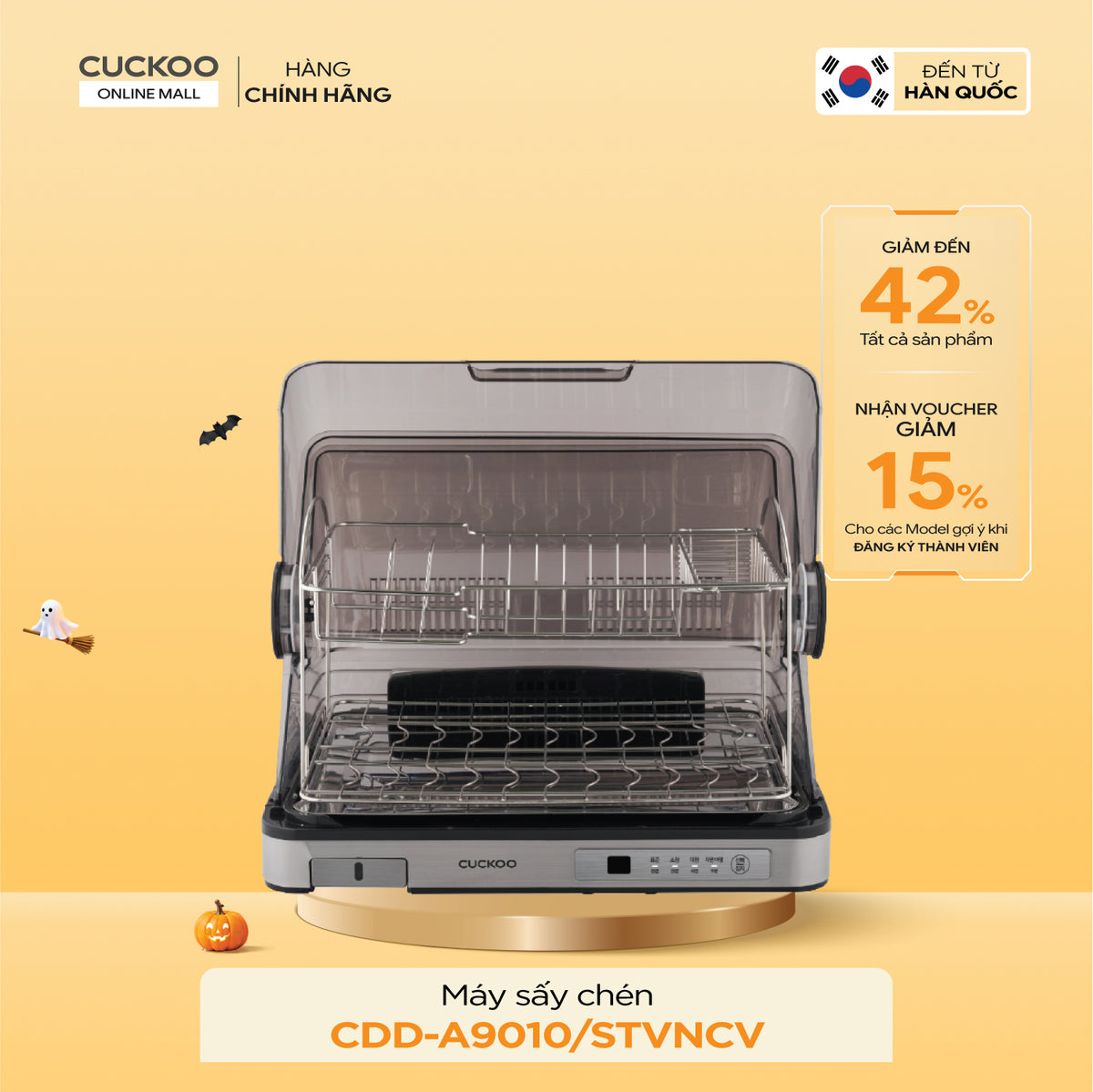 Máy Sấy Chén Cuckoo CDD-A9010/STVNCV