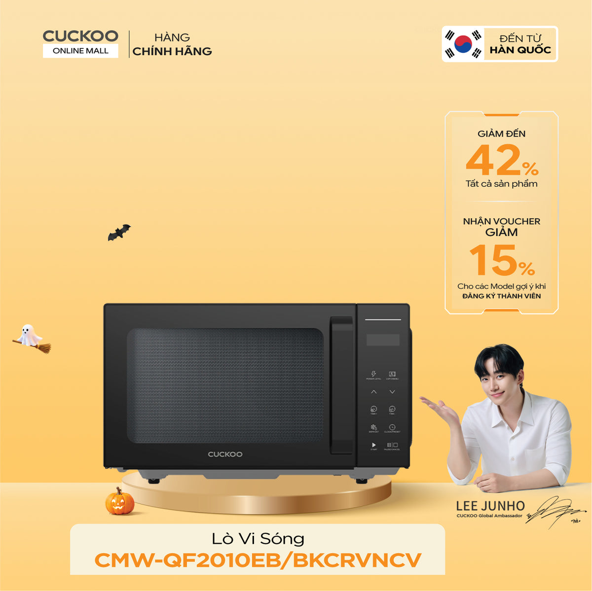 Lò Vi Sóng Không Đĩa Xoay Cuckoo CMW-QF2010EB/BKCRVNCV
