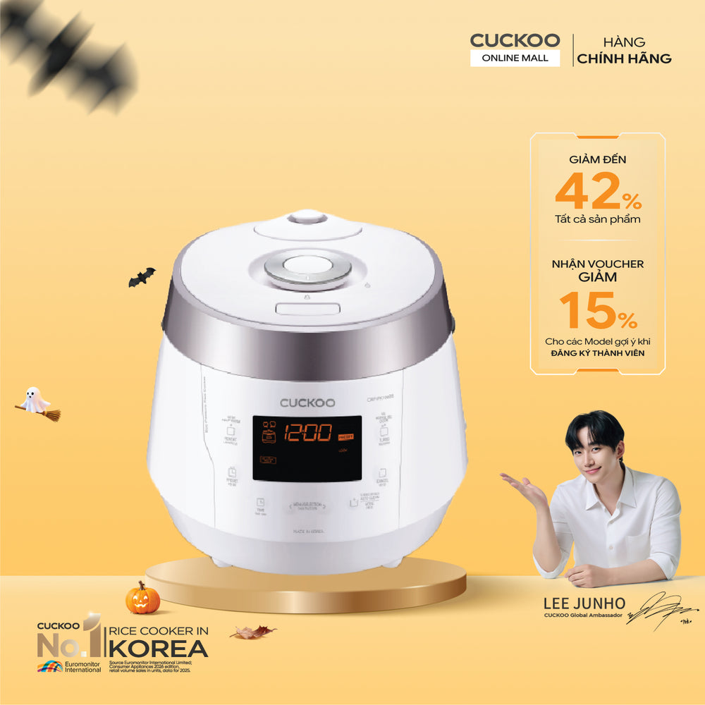 Nồi Cơm Điện Tử Áp Suất Cuckoo CRP-PK1000S/P2PIVNCV