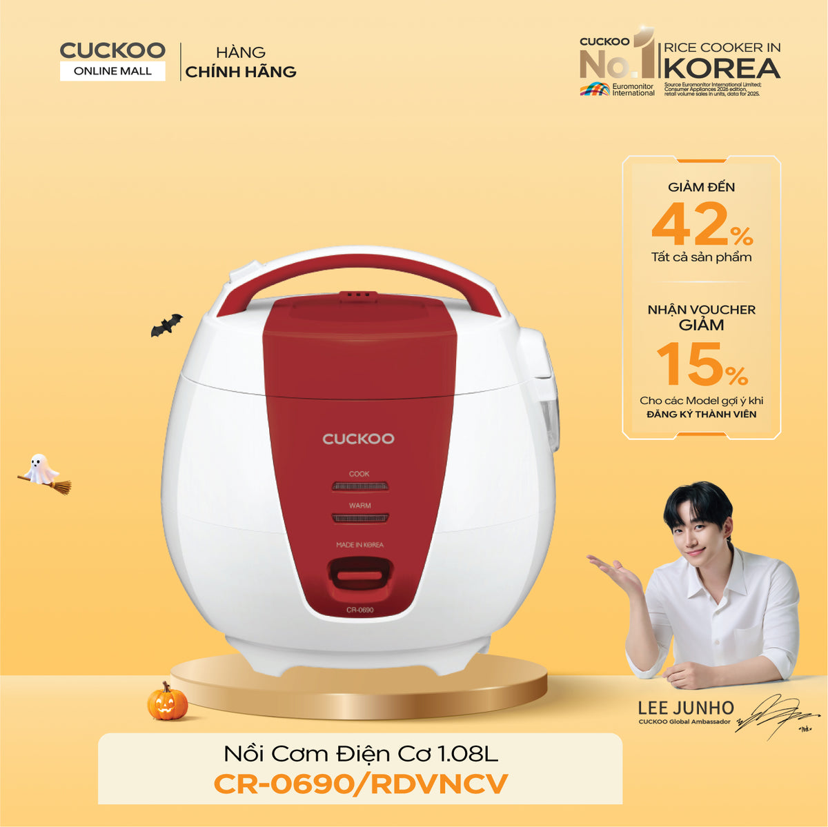 Cuckoo CR-0690/RDVNCV Rice Cooker