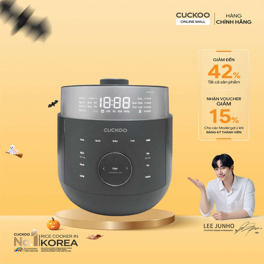 Nồi Cơm Điện Tử Áp Suất Cao Tần Cuckoo CRP-LHBR0600F/GRGRCRCKV