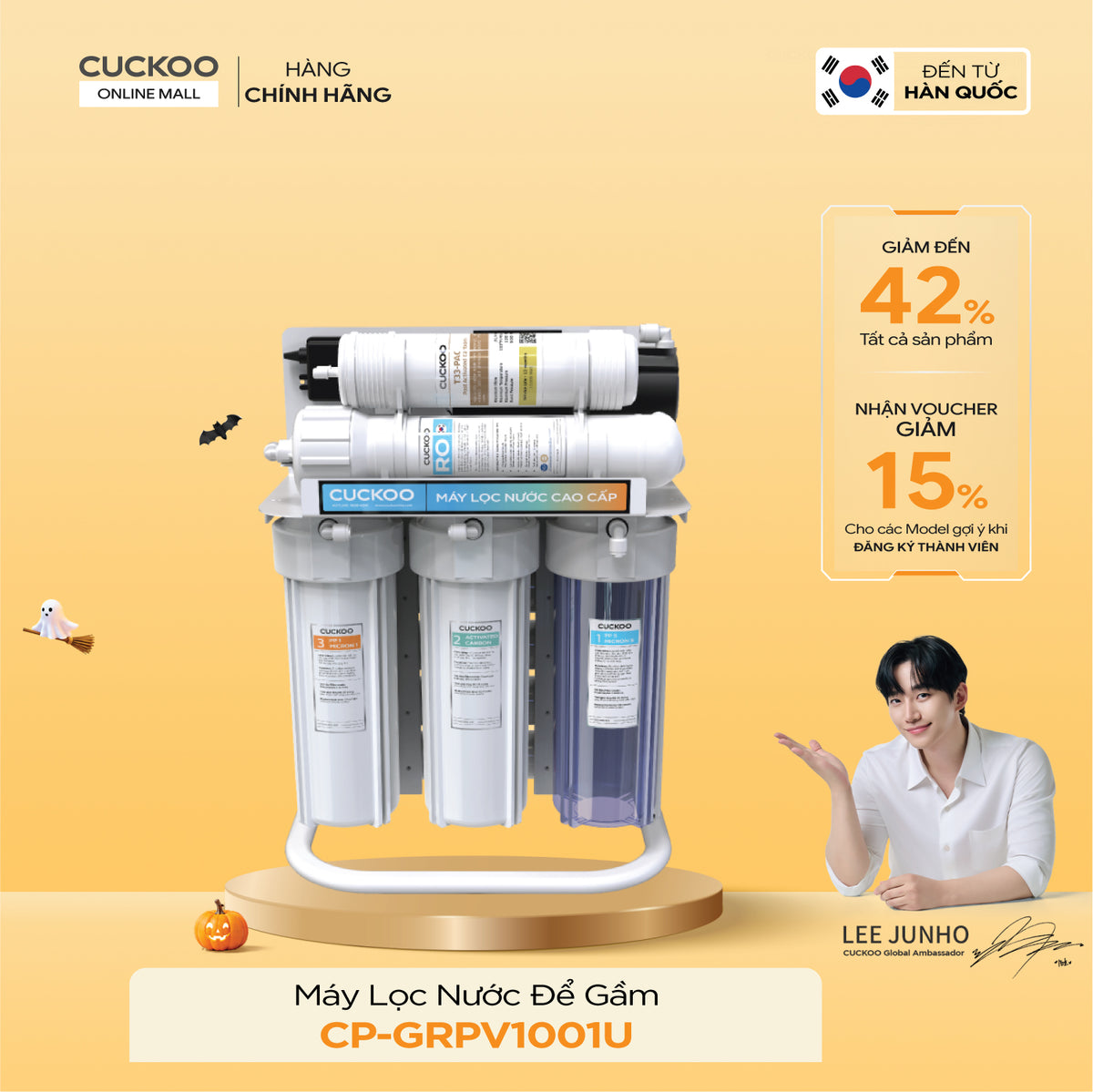 K-Pure Signature 10-Stage Under-Sink Water Purifier CP-GRPV1001U