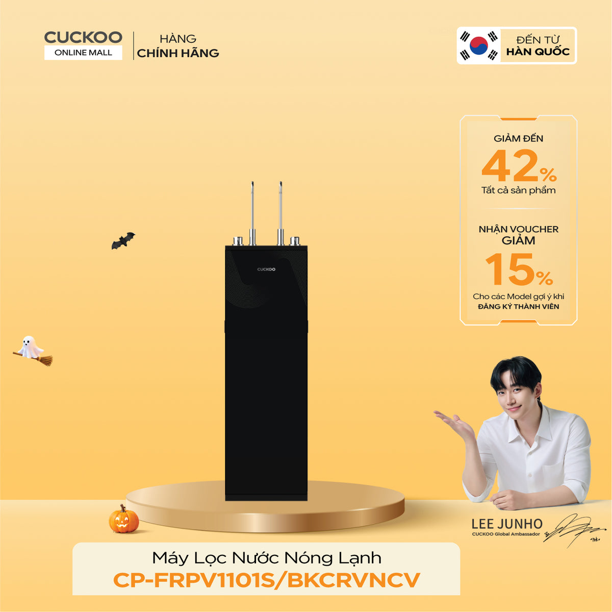 Máy Lọc Nước Nóng Lạnh 11 Lõi K-Pure Signature CP-FRPV1101S/BKCRVNCV