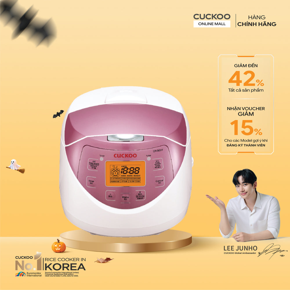 Nồi Cơm Điện Tử Cuckoo CR-0631F/IVPIVNCV