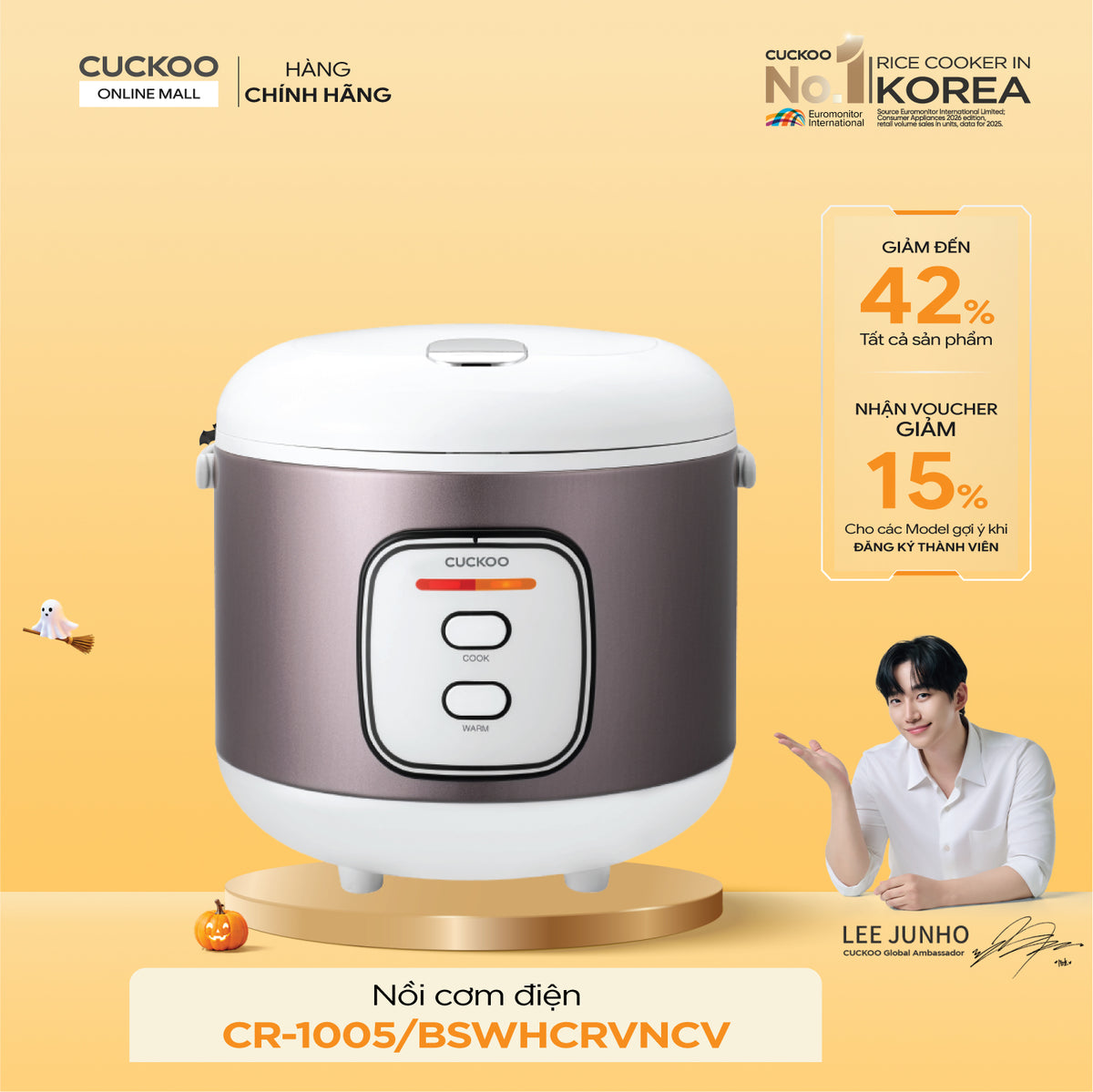 Nồi Cơm Điện Cuckoo CR-1005/BSWHCRVNCV