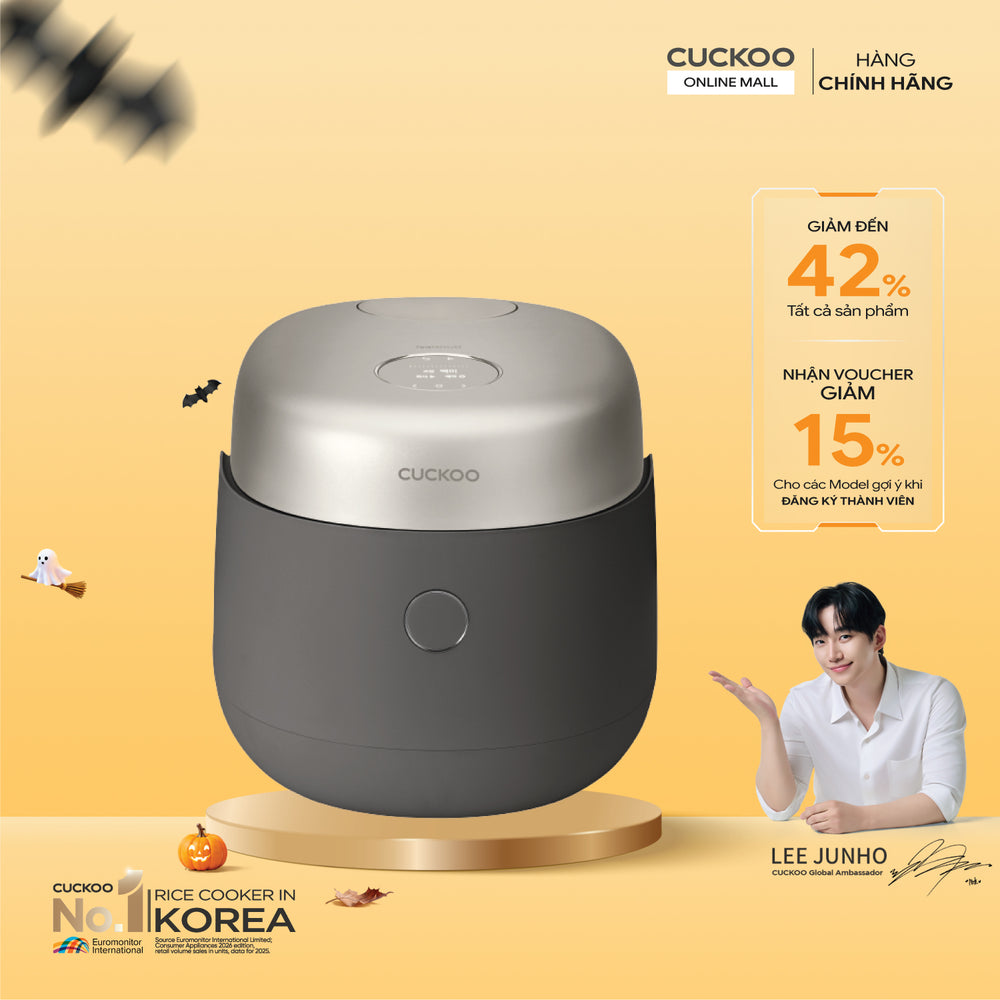 Nồi Cơm Điện Tử Áp Suất Kép Cao Tần Cuckoo CRP-NHTR0610FB
