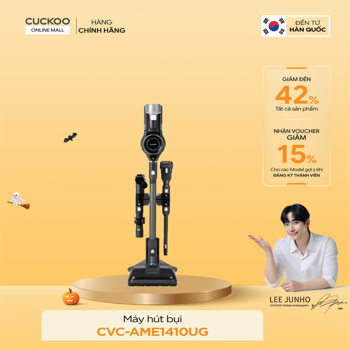 Máy Hút Bụi Đa Năng Cuckoo CVC-AME1410UG
