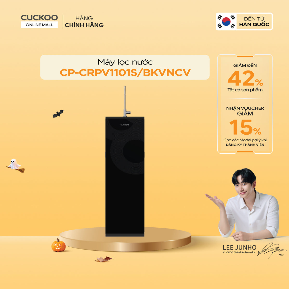 CP-CRPV1101S/BKVNCV Máy Lọc Nước RO 11 Lõi K-Pure Signature