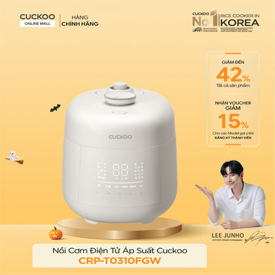 Nồi Cơm Điện Tử Áp Suất Cuckoo CRP-T0310FGW