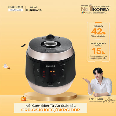 Nồi Cơm Điện Tử Áp Suất Cuckoo CRP-QS1010FG/BKPGIDBP