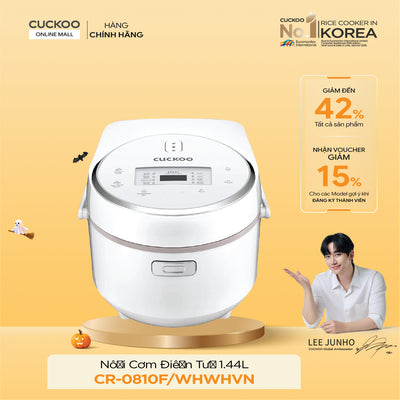 Nồi Cơm Điện Tử Cuckoo CR-0810F/WHWHVN