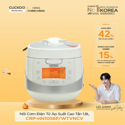 Nồi Cơm Điện Tử Áp Suất Cao Tần Cuckoo CRP-HN1056F/WTVNCV