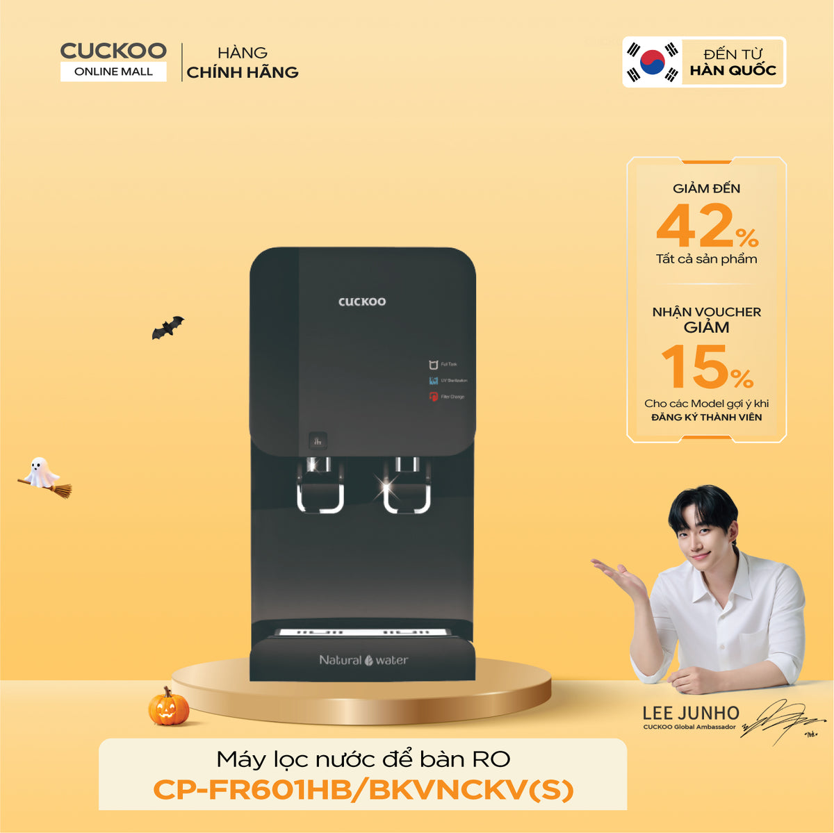 Máy Lọc Nước Để Bàn RO CP-FR601HB/BKVNCKV(S)