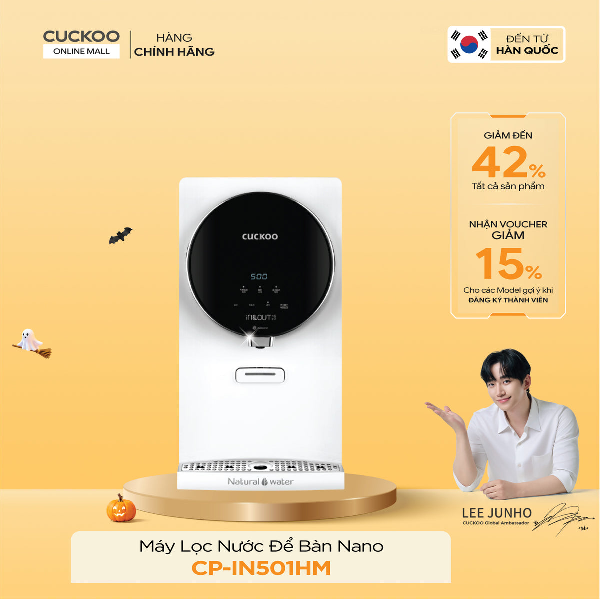 Máy Lọc Nước Để Bàn Nano CP-IN501HM