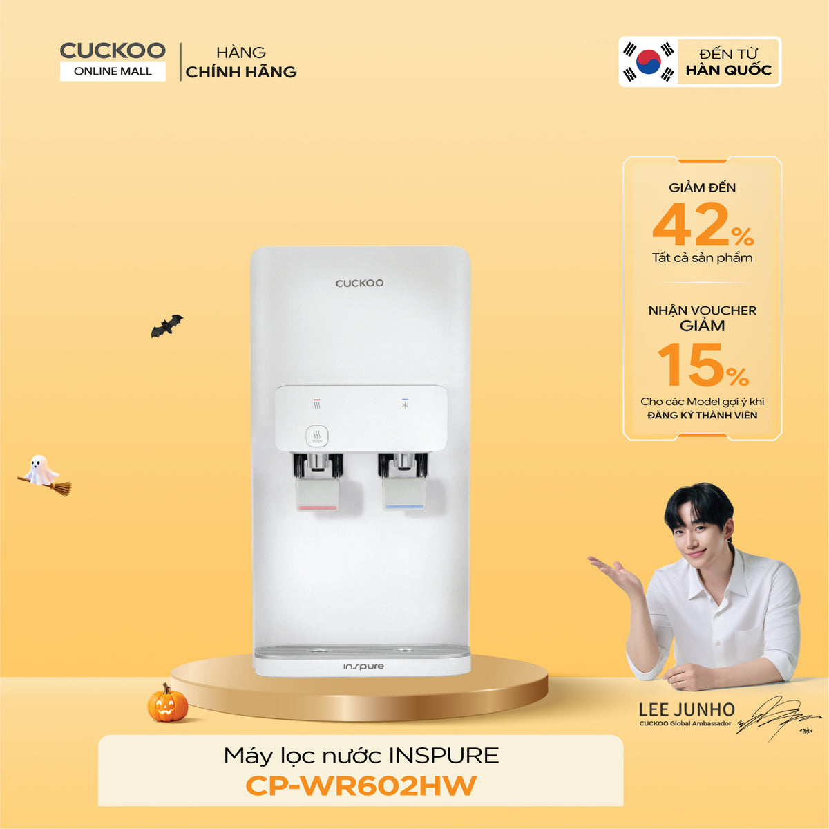 Máy Lọc Nước Cuckoo INSPURE CP-WR602HW