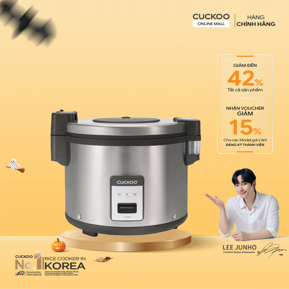 Cuckoo CR-3555/BKSTVNCRCV Industrial Rice Cooker