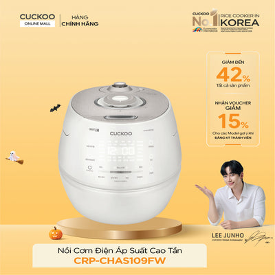 Nồi Cơm Điện Tử Áp Suất Cao Tần Cuckoo CRP-CHAS109FW