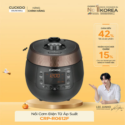 Nồi Cơm Điện Tử Áp Suất Cuckoo CRP-R0612F/BKSBCRVNCV