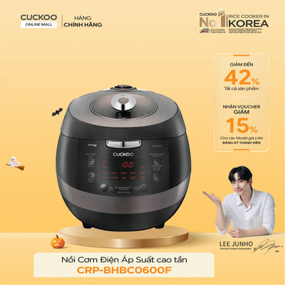 Nồi Cơm Điện Tử Áp Suất Cao Tần Cuckoo CRP-BHBC0600F/GRGRCRCKV