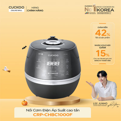 Nồi Cơm Điện Tử Áp Suất Cao Tần Cuckoo CRP-CHBC1000F/GRGRCRCKV
