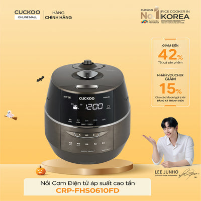 Nồi Cơm Điện Tử Áp Suất Cao Tần Cuckoo CRP-FHS0610FD