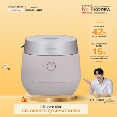 Cuckoo Electronic Rice Cooker CR-0686FGP/GPSVCRCKV