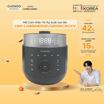 CRP-LHBR0600F/GRGRCRCKV Nồi Cơm Điện Tử Áp Suất Cao Tần Cuckoo
