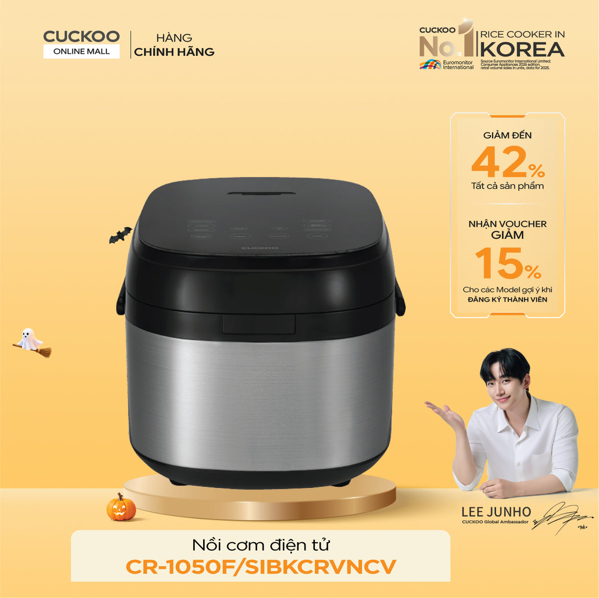 Nồi Cơm Điện Tử Cuckoo CR-1050F/SIBKCRVNCV
