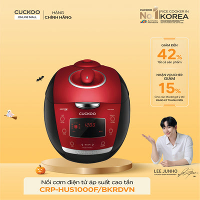 Nồi Cơm Điện Tử Áp Suất Cao Tần Cuckoo CRP-HUS1000F/BKRDVN