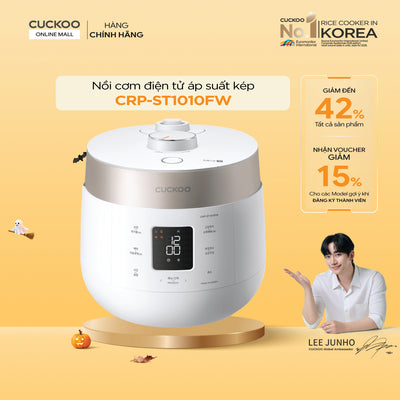 CRP-ST1010FW Nồi Cơm Điện Tử Áp Suất Kép Cuckoo