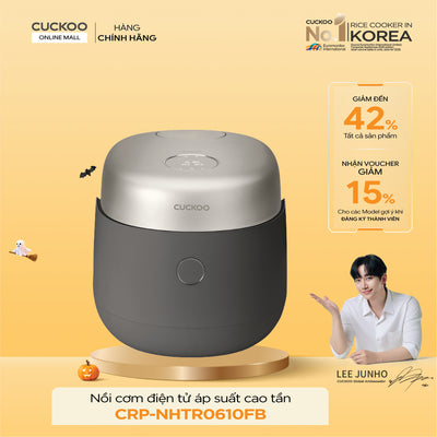 Nồi Cơm Điện Tử Áp Suất Kép Cao Tần Cuckoo CRP-NHTR0610FB