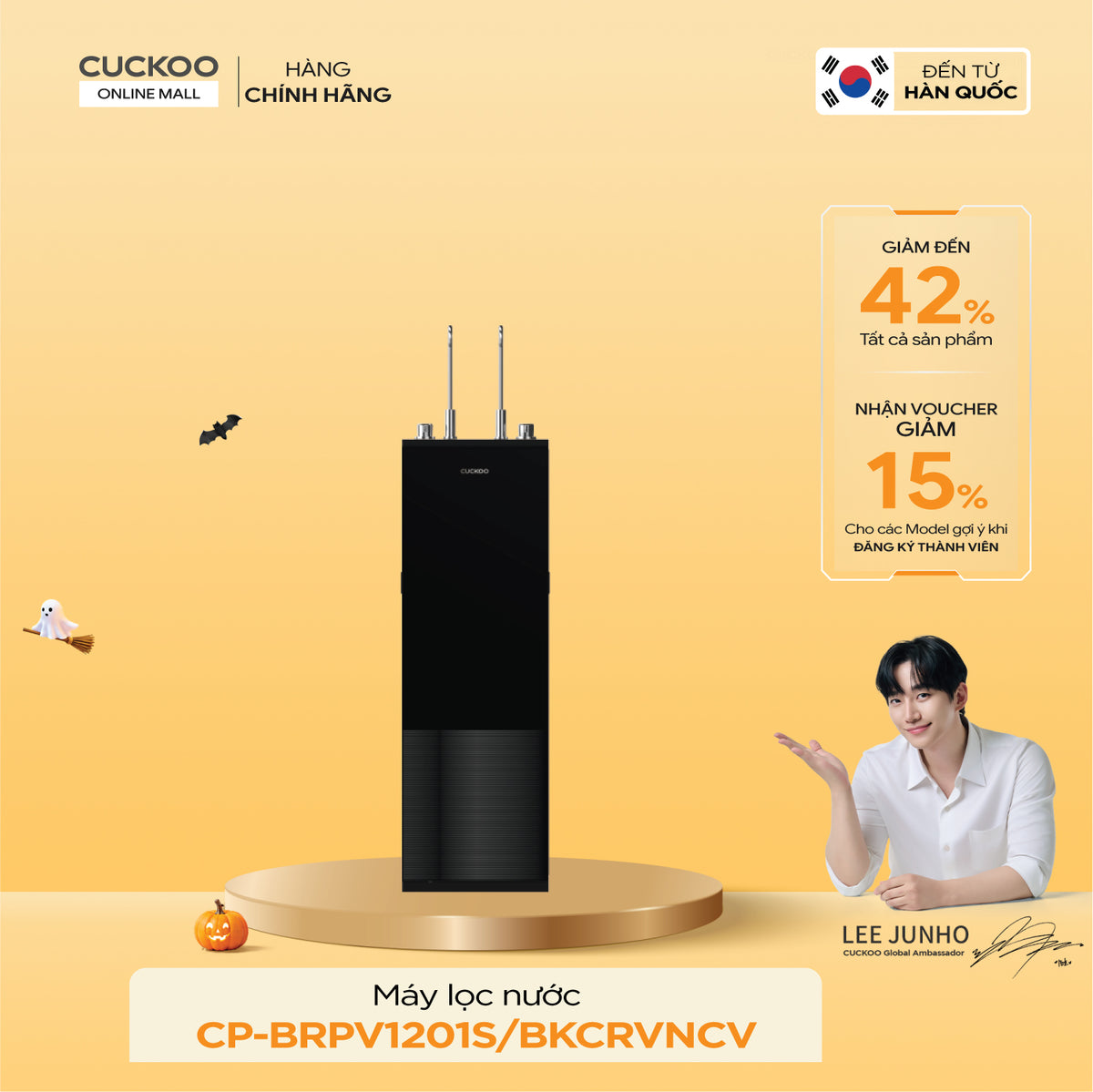 Máy Lọc Nước Nóng Lạnh 12 Lõi K-Pure Signature CP-BRPV1201S/BKCRVNCV