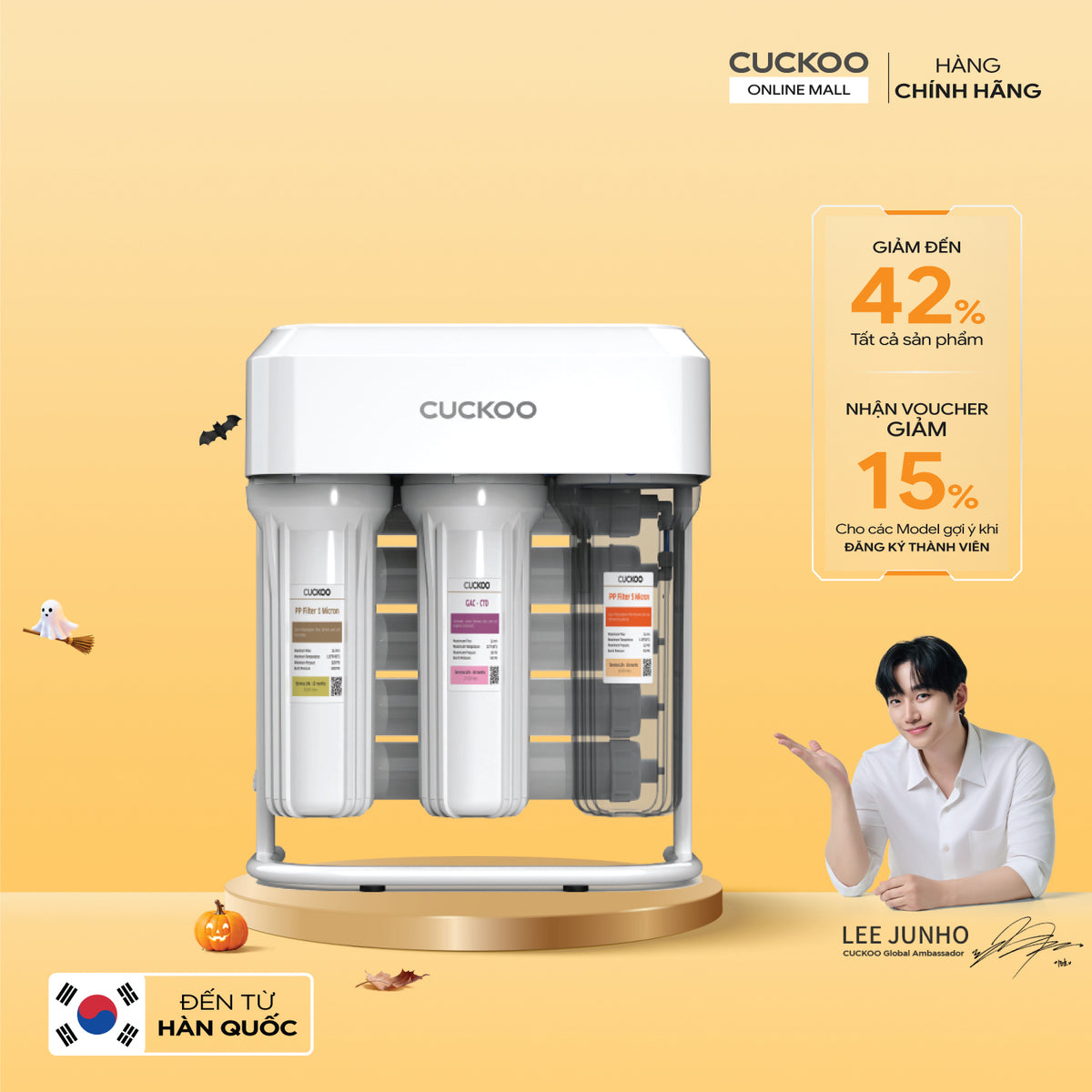 Máy Lọc Nước Để Gầm 9 Lõi K-Pure Signature CP-ERPV0901U/WHVNCV