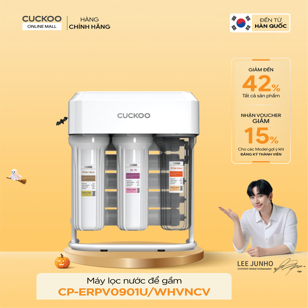 Máy Lọc Nước Để Gầm 9 Lõi K-Pure Signature CP-ERPV0901U/WHVNCV